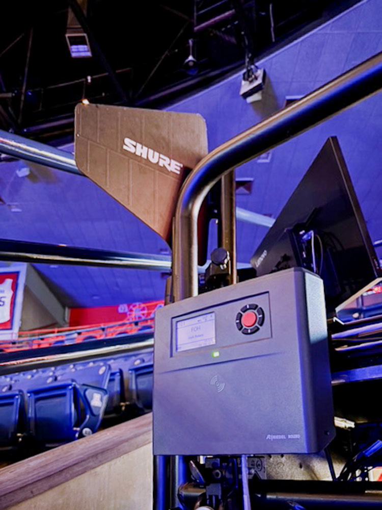 The University of Arizona&#039;s enhanced broadcast technology in use.