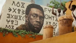 Tribute for T'Challa in Black Panther 2