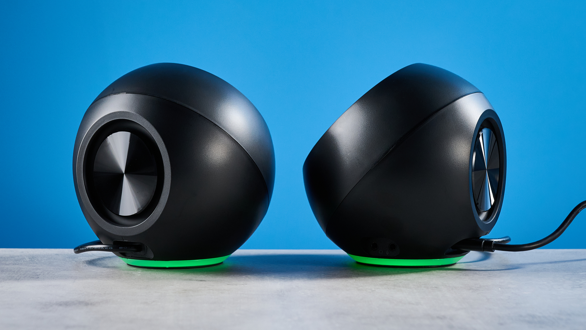 Black Creative Pebble Pro computer speakers