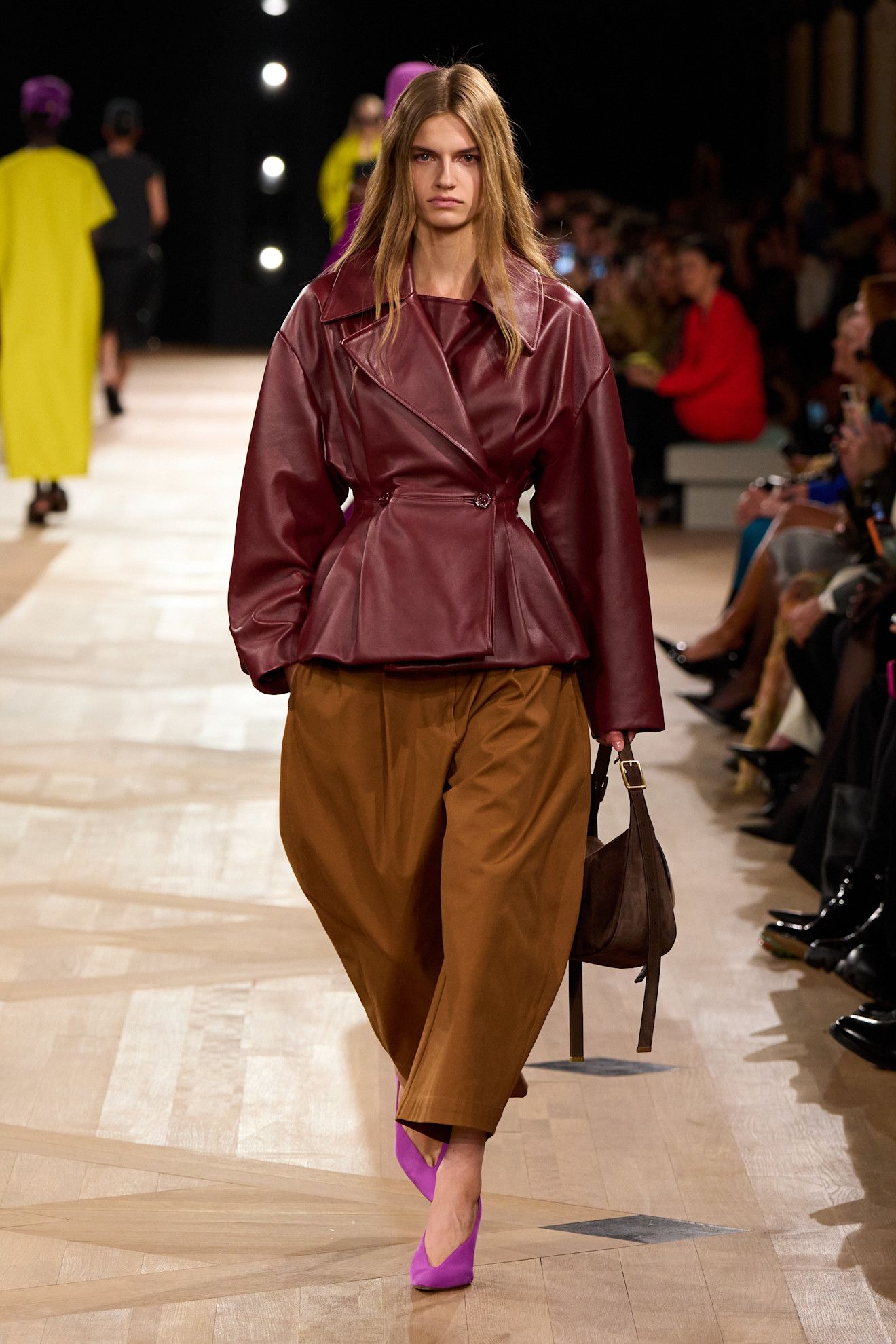 Model walking on the spring/summer 2026 Balenciaga runway.