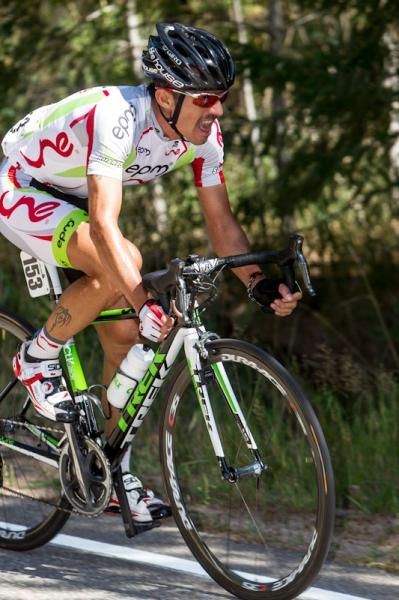 Francisco Colorado (EPM-Une) was on the attack during stage 6, trying to take over the lead of the mountains classification.
