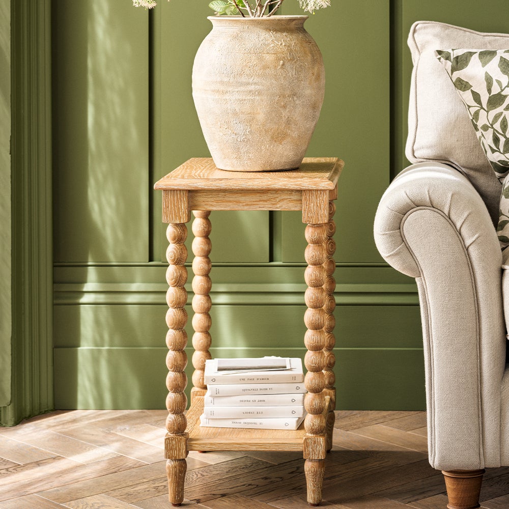 National Trust Upton Washed Oak Rectangular Side Table