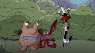 Krumm, Ickis and Oblina on Aaahh Real Monsters!
