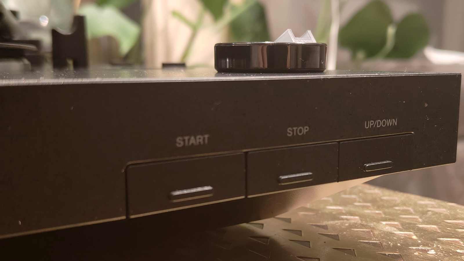 The Sony PS-LX310BT on a table.