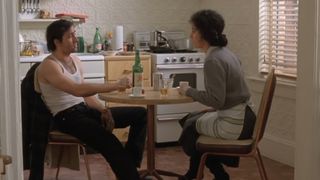 Nicholas Cage and Cher in a New York apartment kitchen in Moonstruck
