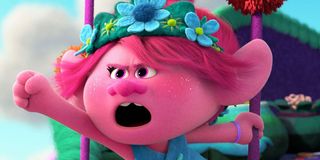 Anna Kendrick voicing Poppy in Trolls World Tour