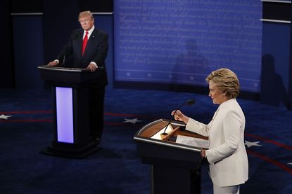 The third presidential debate is widely declared a Clinton win.