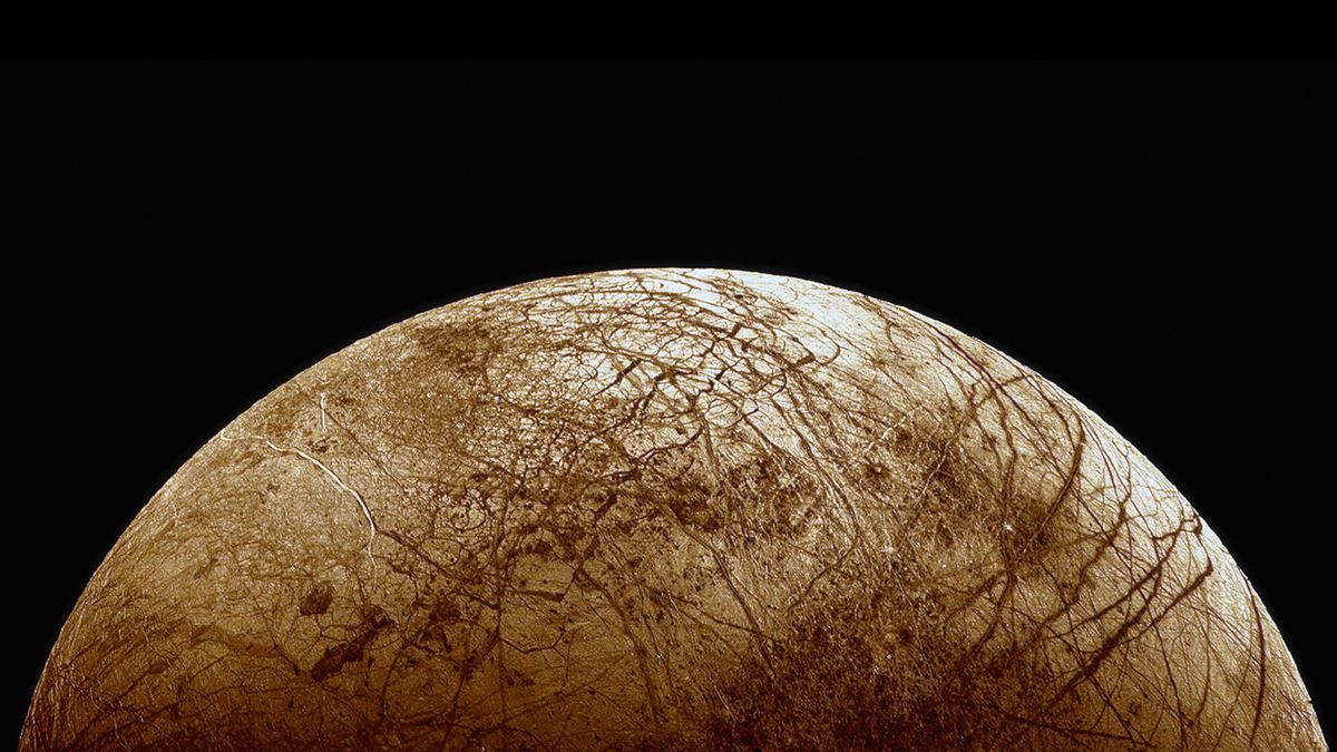 Månen Europa, en satellit av Jupiter, är inte gästvänlig för att upprätthålla liv på grund av brist på syre