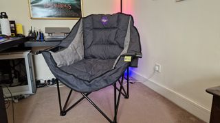 The Foldable Gaming Chair unfolded