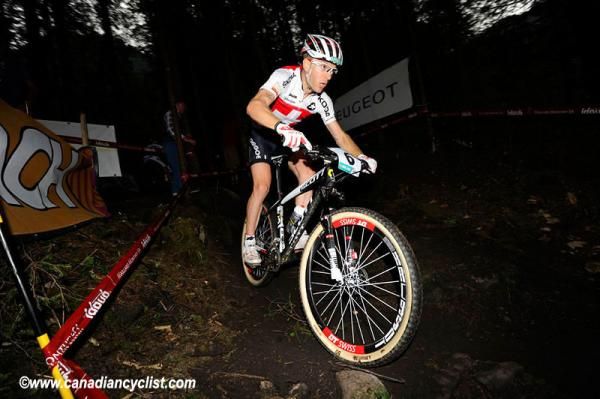 Florian Vogel (Switzerland) was with the leaders for awhile