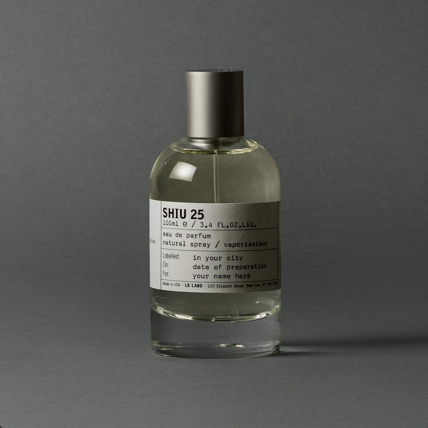 Le Labo, Shiu 25