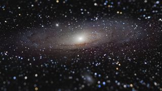 The unusual perspective in this photo of the Andromeda galaxy nabbed accolades for French astrophotographer Nicolas Lefaudeux.