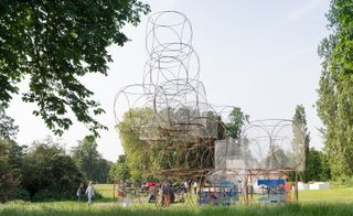Yona Friedman’s ethereal metal structure