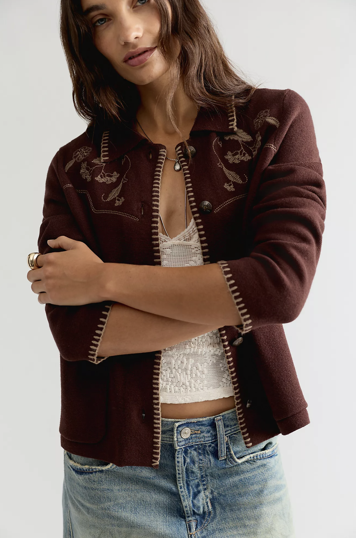 Free People, Pendleton Souvenir Cardi