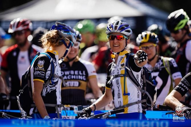 Catharine Pendrel (Luna Chix) has returned to the BC Bike Race with a new teammate.