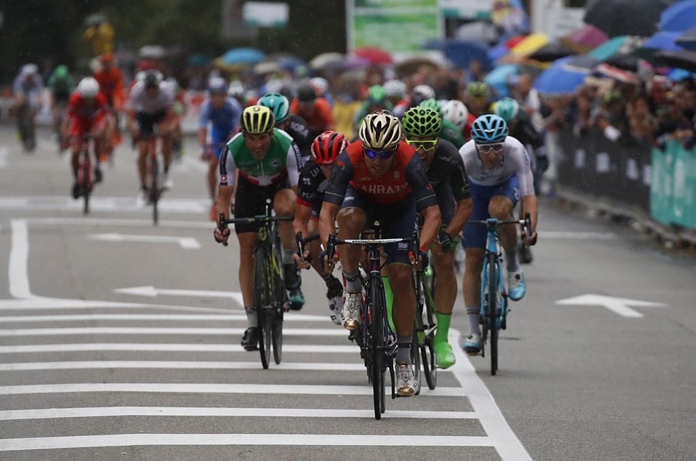 Sonny Colbrelli (Bahrain-Merida) wins Coppa Bernocchi