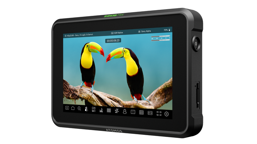Atomos Shinobi 7 RX monitor product image on a white background