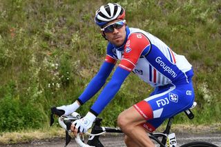 Thibaur Pinot in the Dauphine peloton during stage 3