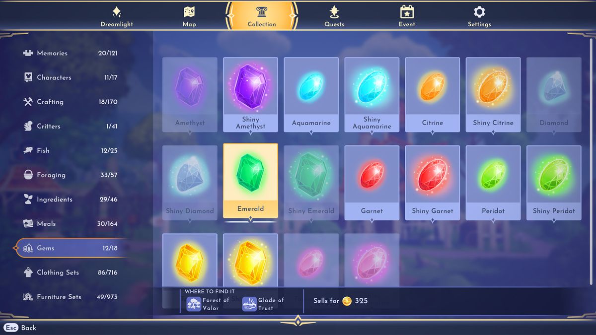 How to get Emeralds in Disney Dreamlight Valley GamesRadar+