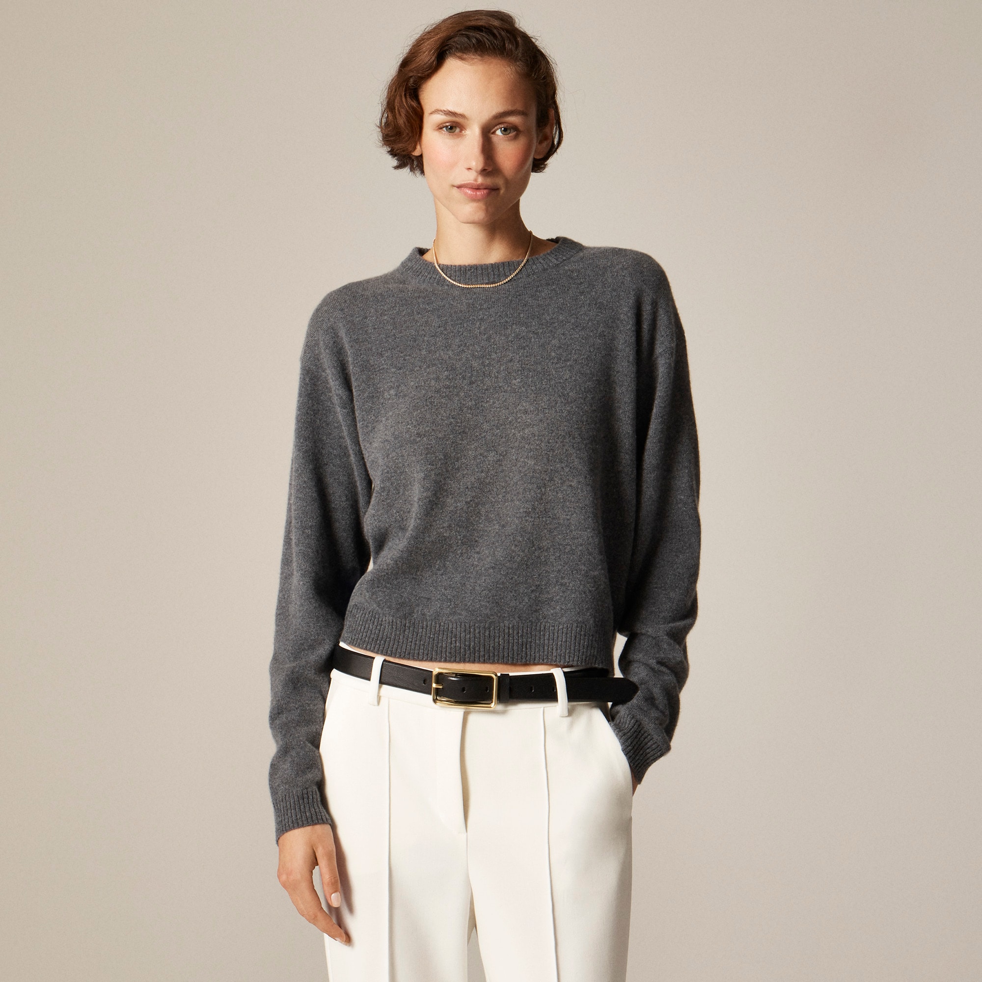 jcrew Perfect Cashmere Crewneck Sweater