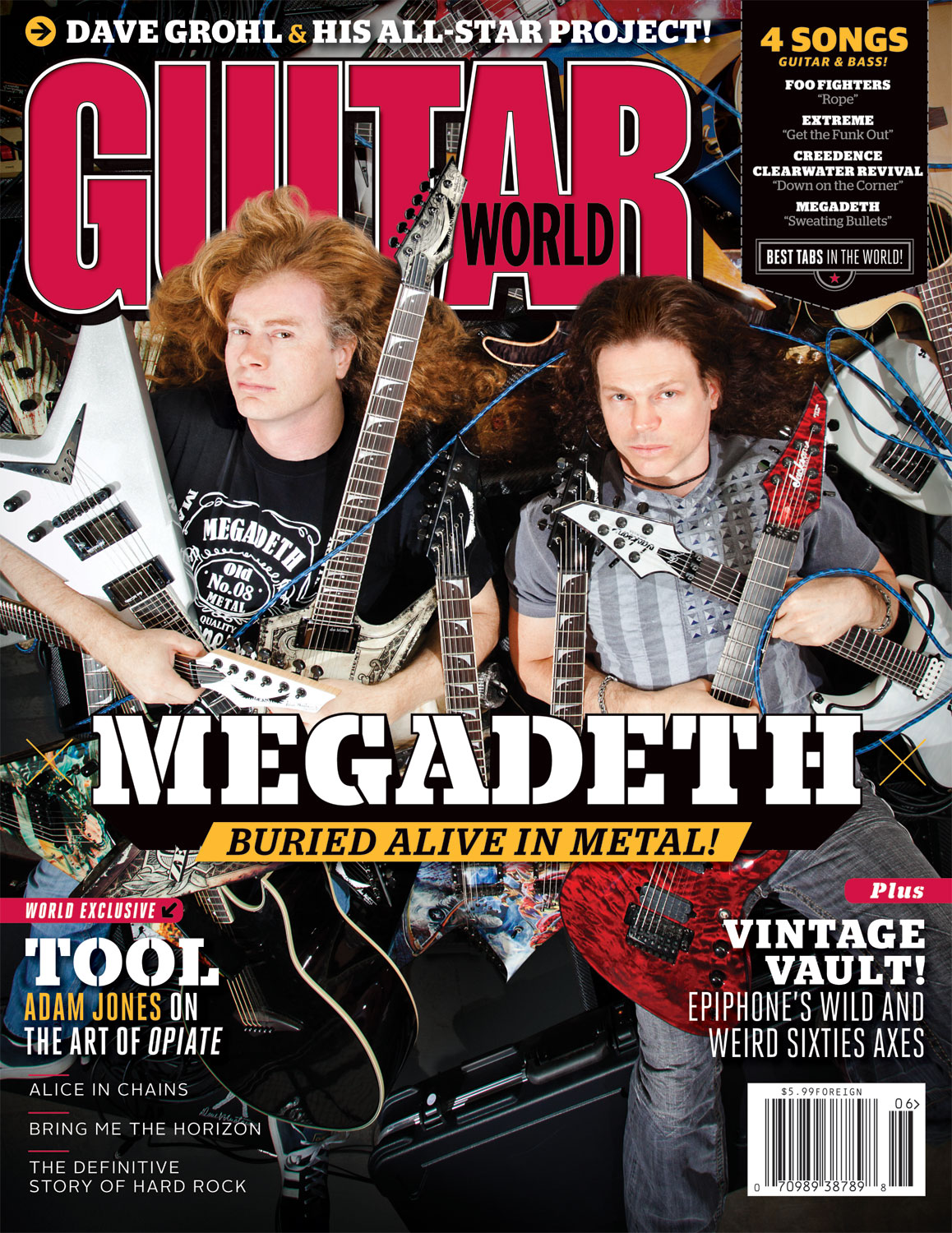 Проджект песни. Megadeth Magazine.