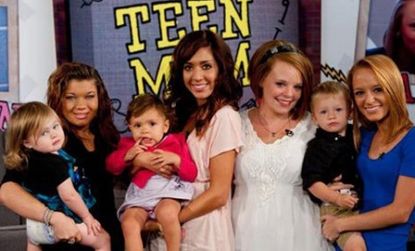 First came "16 and Pregnant" and then "Teen Mom" where young stars like Amber Portwood (L) reportedly earn $60,000 per season.