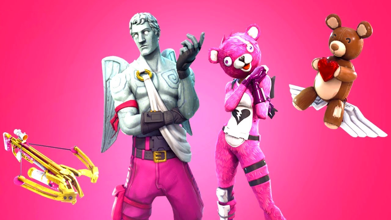 celebrate valentine s day with creepy bear costumes and crossbows in fortnite battle royale courtesy of its latest seasonal event gamesradar - pig statue fortnite