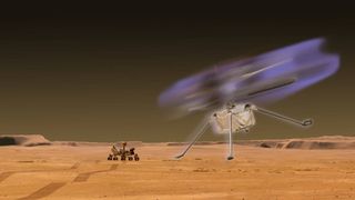 helicopter mars