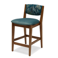 Tropical Toile Mid-Century 26 in. Counter Stool by Drew Barrymore Flower Home
