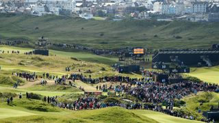 Crowds at Royal Portrush at the 2019 Open