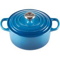 Le Creuset Signature Enamelled Cast Iron Round Casserole Dish With Lid: was £185, now £136.90 at Amazon