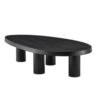 oval black coffee table from oroa
