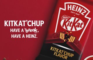 Heinx x KitKat Kitkat'chup flavour mockup
