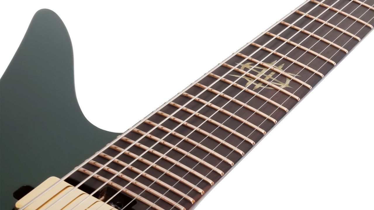 Schecter Guitars Synyster Gates Custom-7 TR Headless 12th fret inlay