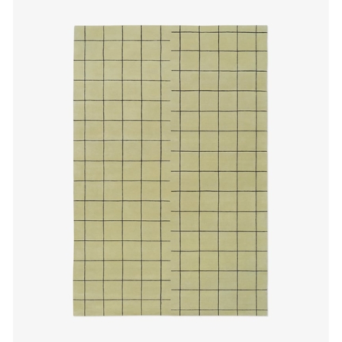 Nordic Knots, Grid – Pistachio/black