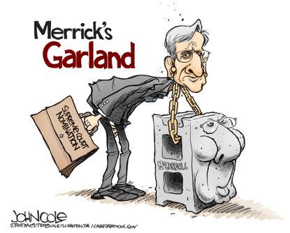 Political Cartoon U.S. Garland McConnell