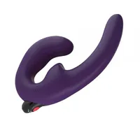purple double shaft sex toy