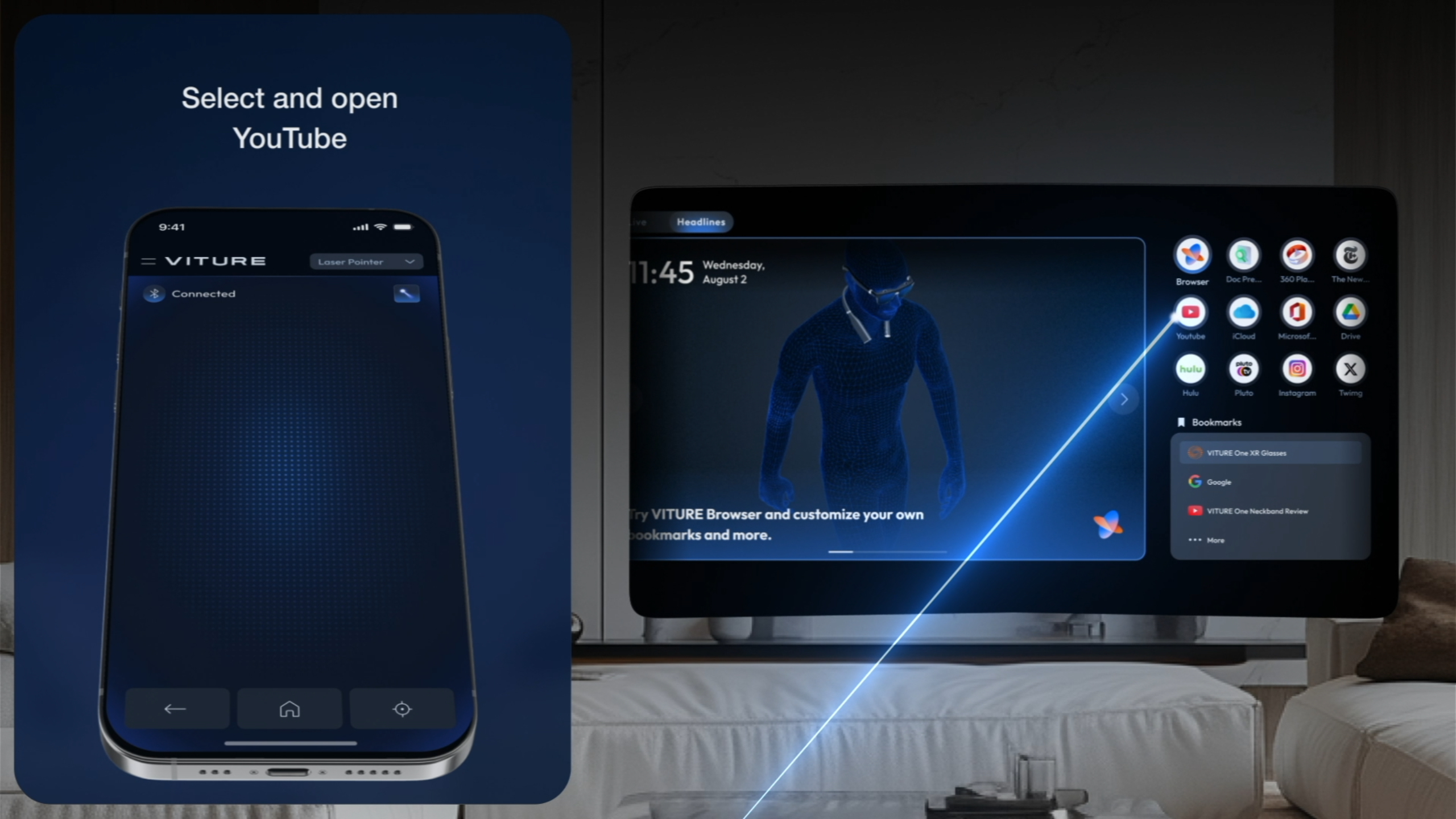 How to use Spacewalker's Immersive 3D mode on Android