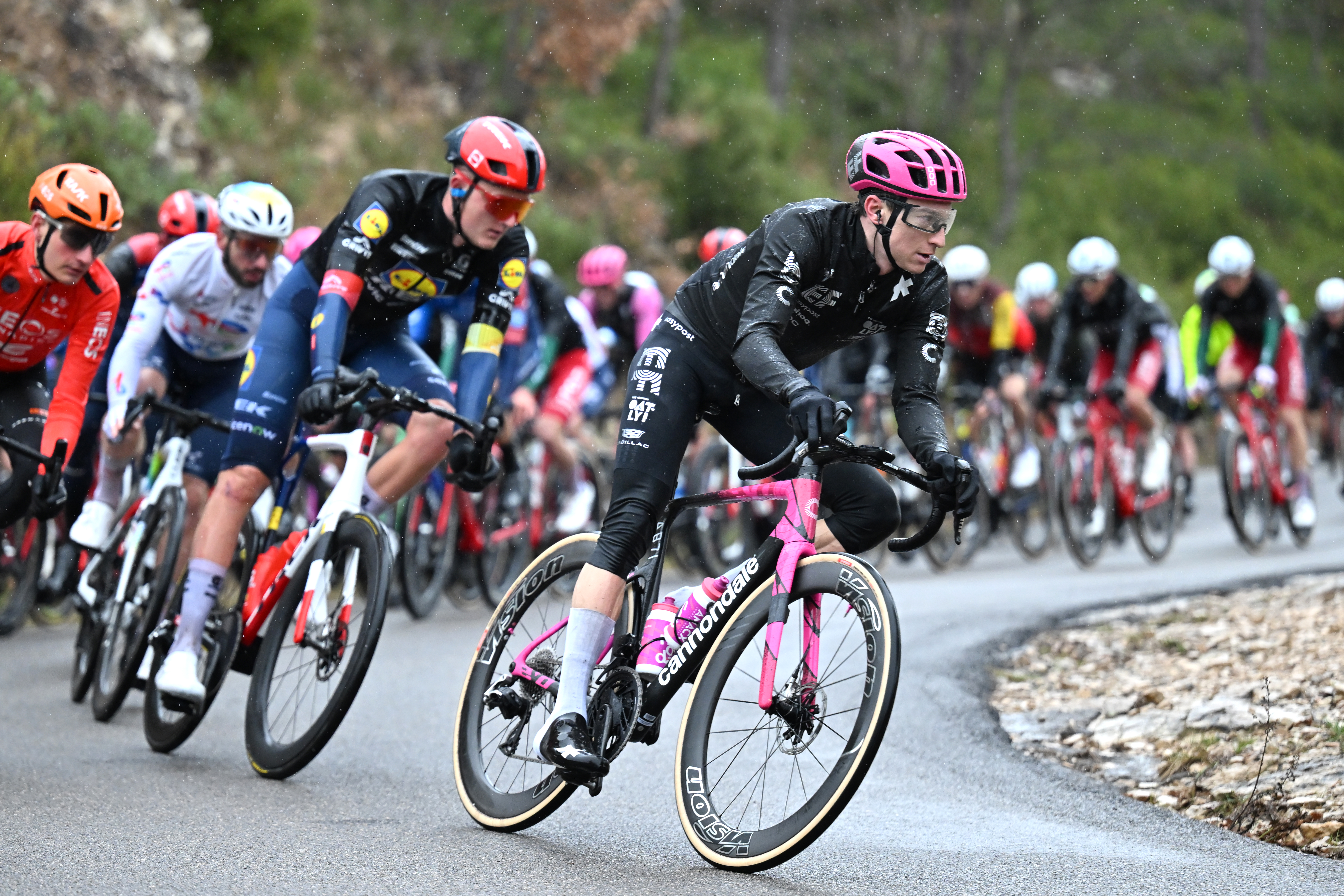 Neilson Powless descends