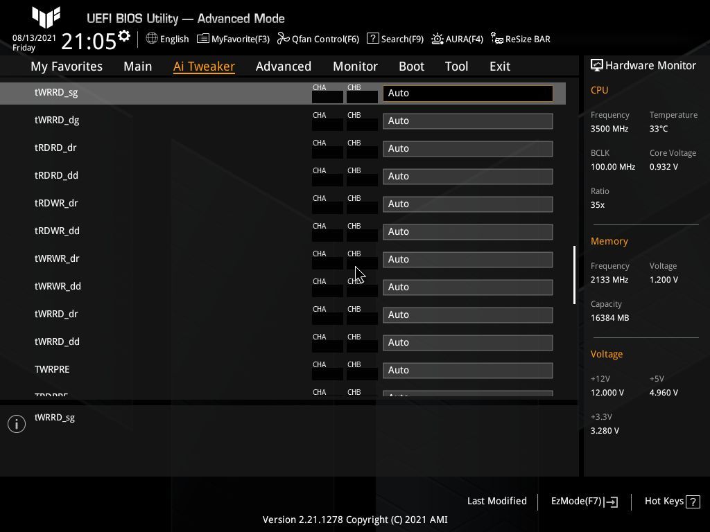 Asus TUF Gaming Z590-Plus WIFI