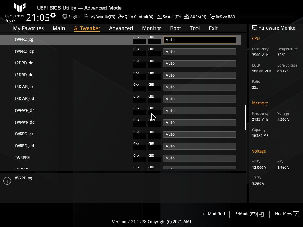 Asus TUF Gaming Z590-Plus WIFI