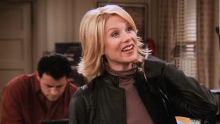 Christina Applegate smiling in Friends