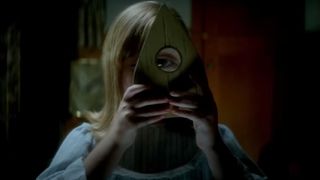 Lulu Wilson as Doris Zander in the horror movie Ouija: Origin of Evil.