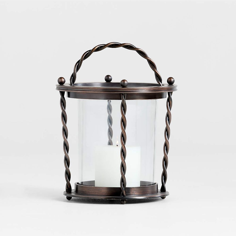 Langdon Burnished Bronze Indoor/Outdoor Lantern