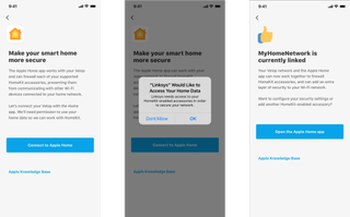 Linksys Velop Homekit Router Update Screens