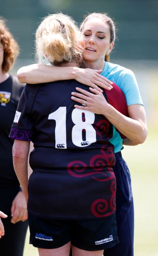 The Princess Of Wales Visits Maidenhead Rugby Club