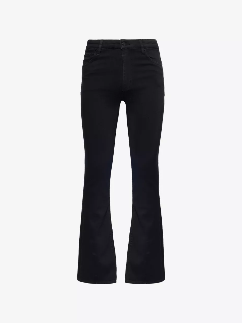 The Reboot Flared Straight-Leg High-Rise Stretch-Denim Blend Jeans - 23
