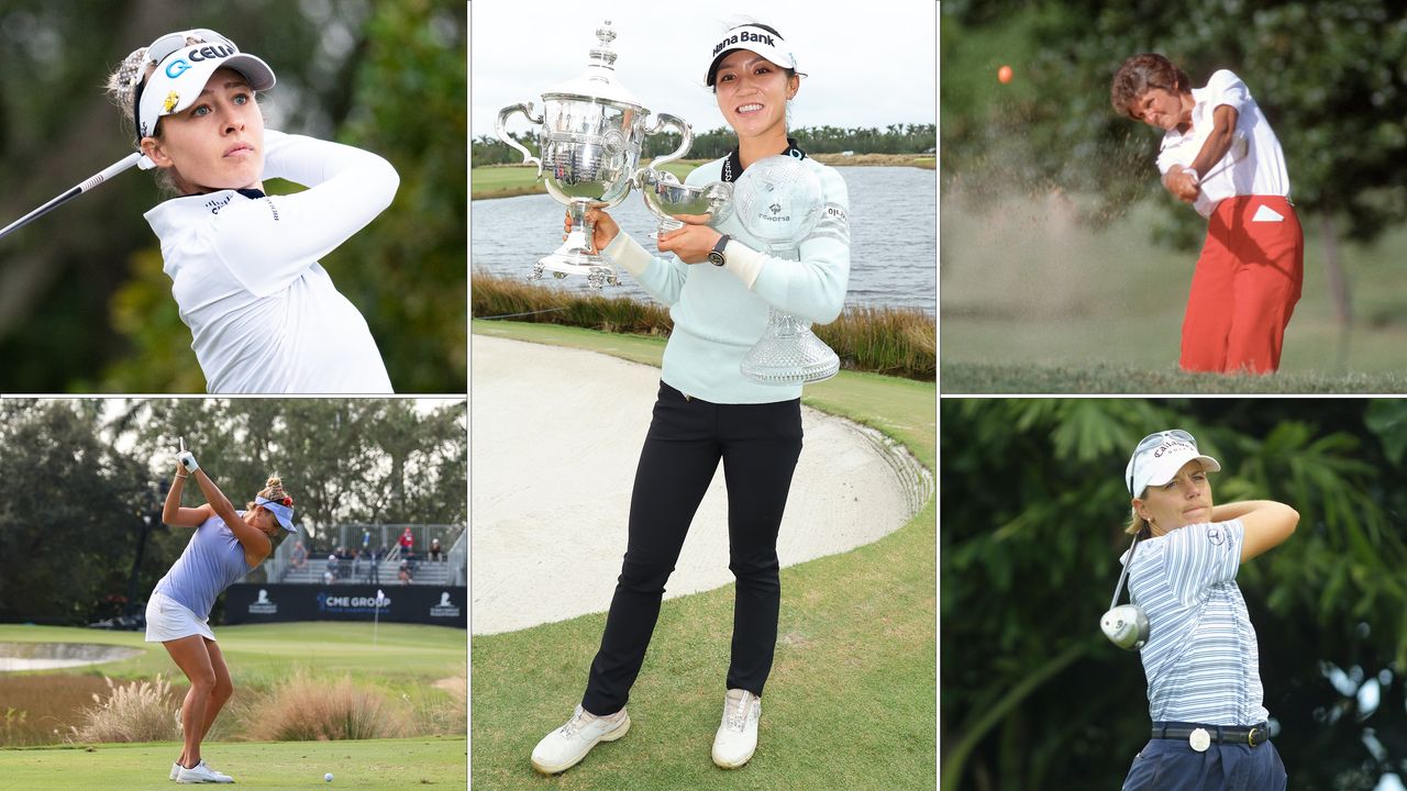 Nelly Korda, Lexi Thompson, Lydia Ko, Kathy Whitworth and Annika Sorenstam