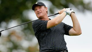 Ernie Els takes a shot during the 2013 Presidents Cup