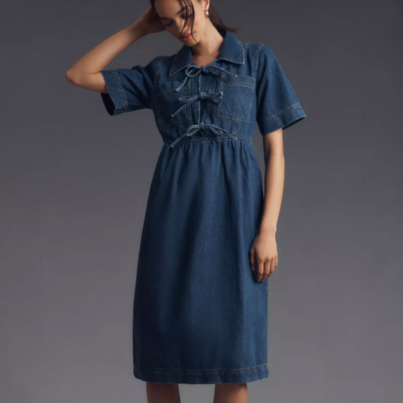 Anthropologie denim dress